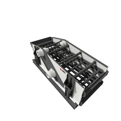 धातु बुना क्षैतिज कंपन स्क्रीन डबल अक्ष के साथ