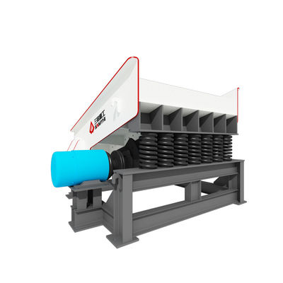 स्थिर सिंगल शाफ्ट फीडर मशीन 300 टी/एच प्रसंस्करण क्षमता के साथ