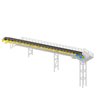 लचीला संचालन बेल्ट कन्वेयर 250-350t/h खनन और निर्माण के लिए
